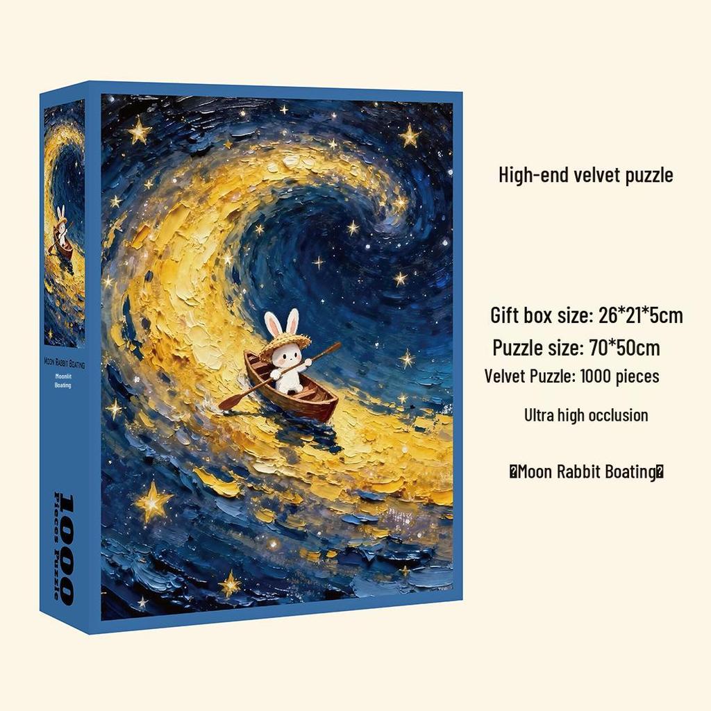 In Stock 1000-Piece High-Quality Challenging Jigsaw Puzzle for Adults - Customizable