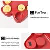 Dog Treat Dispenser Toy Puzzle Feeder with Anti-Slip Bottom Pet Food Dispensing Enrichment Toy for Puppy Small To Large Dogs Brain Training