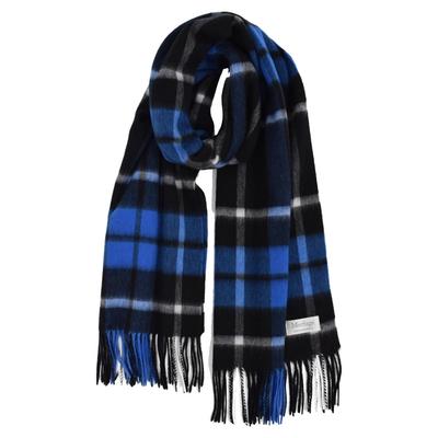 Étole en Laine Mélangée Cachemire Merfirge x 90% Laine, 10% (Unisexe) (60cm 200cm) (cw2466) (Vérification bleue)