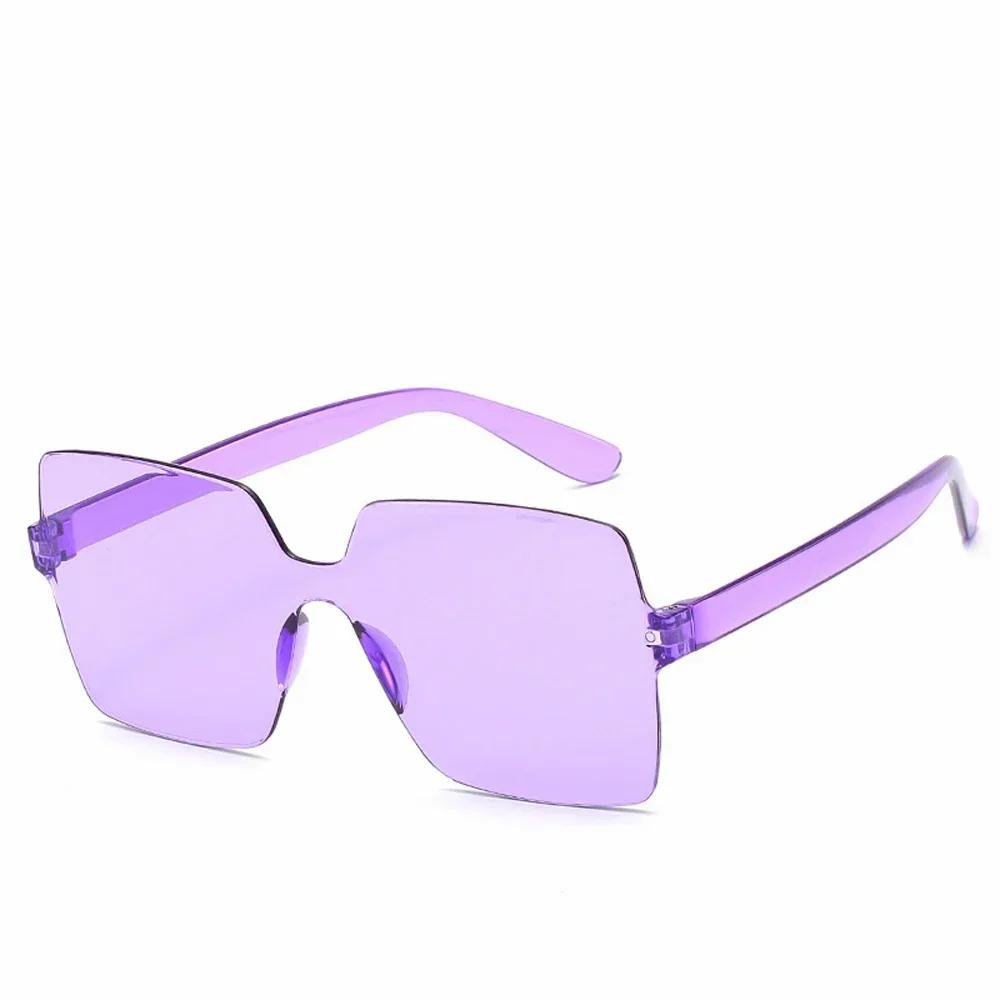 Fashionable Rimless Ocean Color Sunglasses For Women And Men With  Uv400 Glasses