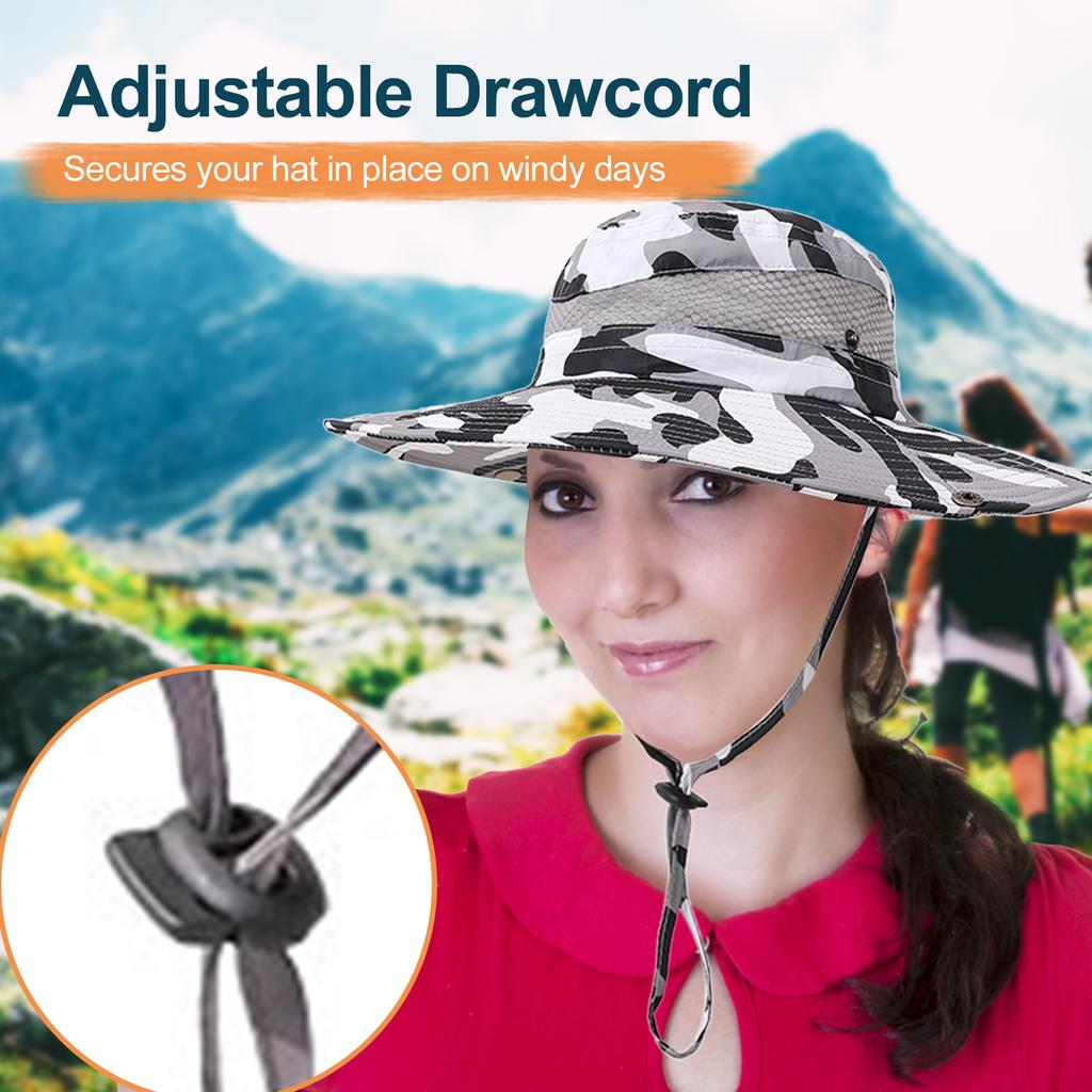 Sun Hat Quick Dry UPF50+ Sun Protection Hat Cap for Men and Women Hiking Fishing Gardening Safari