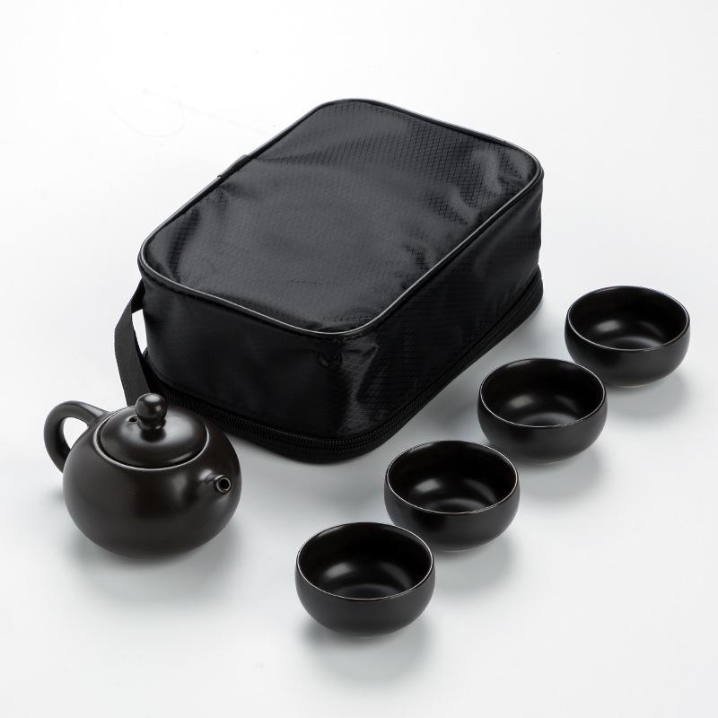Portable One Pot Four Cups Dehua Dingyao Tea Set Will Sell Gifts Ceramic Travel Tea Set
