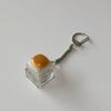 Caramel Bread Fidget Keyboard Toy Stress Relief 1/2/3/4/5/6/9-Keys Keyboard Finger Clicker Keychain Office School Decompression Button Sensory Toy