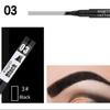 2 Stück Augenbrauenstift Natürlich Wasserfest Vier Krallen für Augenbrauen-Make-up Vier Farben Augenbrauenstift Kosmetik