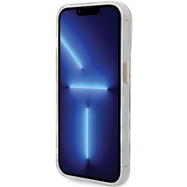 Guess Guhmp15Shtrmd Iphone 15 / 14 / 136.1 Złoty/Gold Hard Case Metal Outline Magsafe