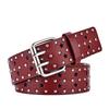 Women's Star Hollow Belt Fashion Double Row Needle Buckle Women's Belt Paired with Jeans Men's Belt Rock Punk Y2K Style