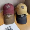 Ins Style Letter Baseball Cap Women's Spring and Summer Fashion Versatile Casual Soft Top Showing Face Small Sunshade Cap Men
