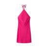 Zab Autumn New Women clothes Western Style French style Hanging Neck Satin Dress