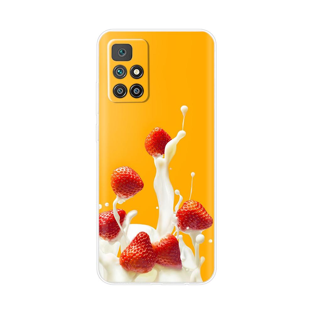 Cover For Xiaomi Redmi 10 Case For Redmi 10 2022 Coque Phone Case Silicone Bumper Shockproof Back Cover For Redmi 10 Fundas 6.5"