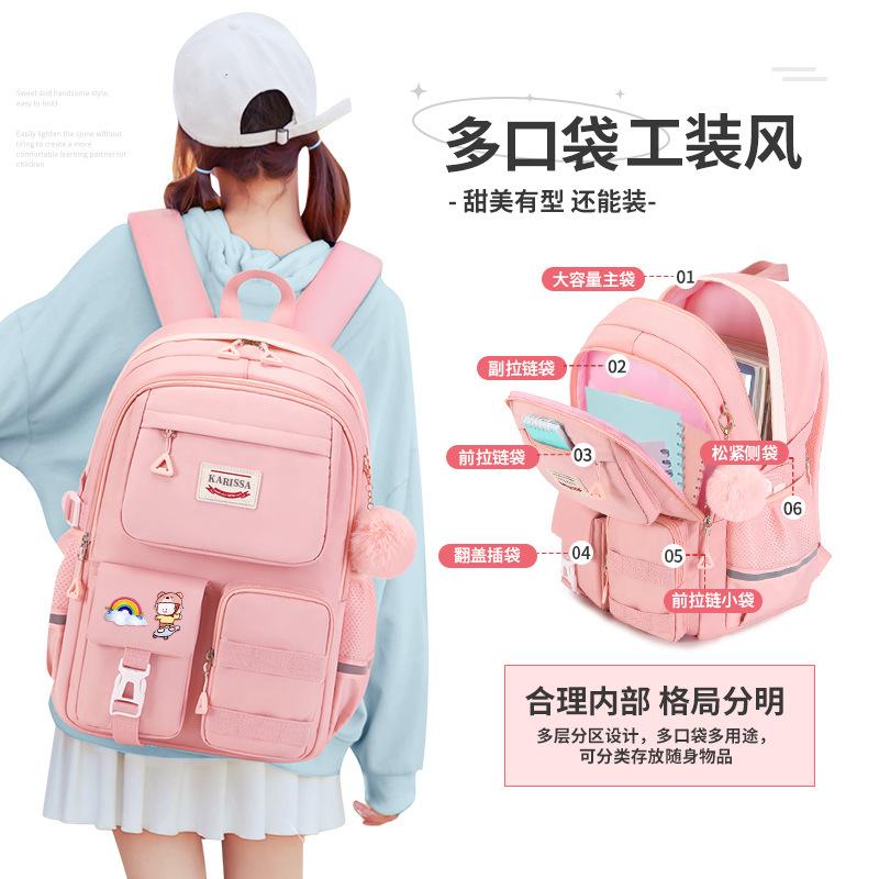 Fashion Girls School Backpack School Bags Teenage Laptop Backpack Casual Travel Backpack Book Bag Children Schoolbag Waterproof