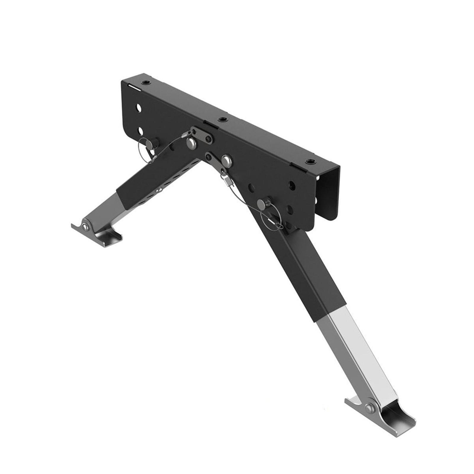 Прочный стабилизатор ступеньки для автодома Стабилизатор ступеньки Домкрат стабилизатора ступеньки Рычаг прицепа Для трейлеров Аксессуары для модификации чёрный