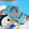 Casio G-SHOCK Ice Tough Series Octagonal Translucent Waterproof Movement Quartz Movement Resin Strap Japanese and Korean Watch GMA-S2100SK-2APR