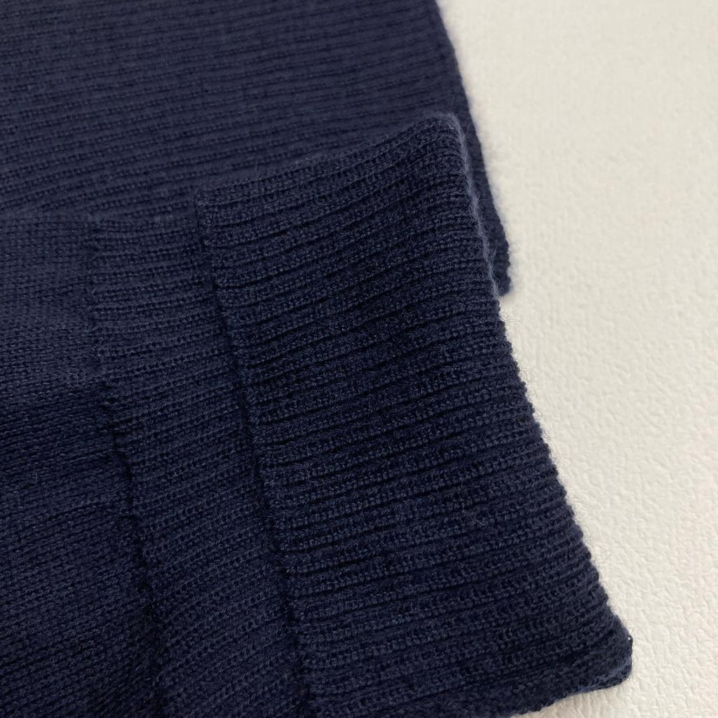 TOYOBOSHI Dark navy NAEBA-STH cashmere silk knit cardigan 09IT-PC0003 tops F NavyUsed