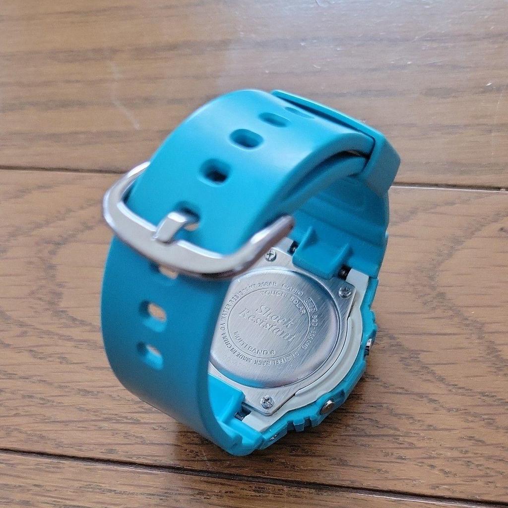 Used CASIO Baby-G BGD-5000MD Radio Controlled Tough Solar Multi-Band 6 Watch Blue