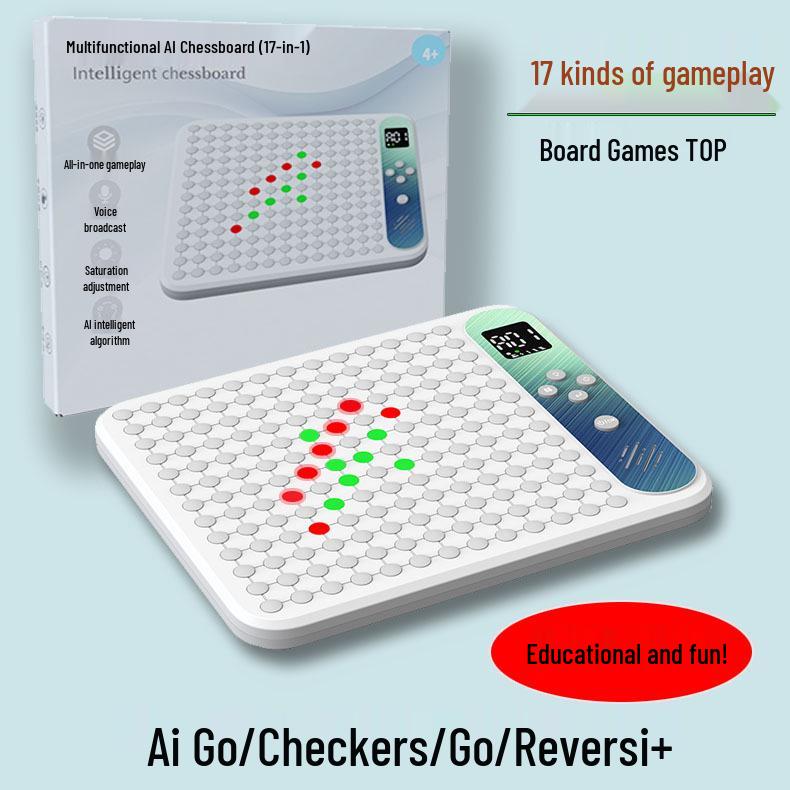 Multifunktionales Smart Go Weiqi Elektronisches Schachbrett: Lernspielzeug für Kinder und Schüler