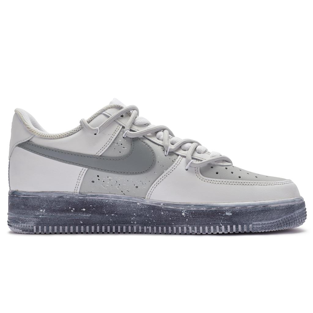 Nike Air Force 1 Low top Skateboard Shoes Men's Gray White CW2288-111(Team80-)