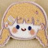 6Pcs Cartoon Iron On Polyester Patches For Kid Clothes Hat Bag Coat Jackets Decorative Adhesive Embroidered Appliques