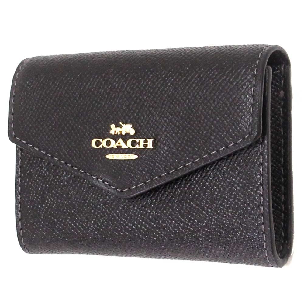 

Чехол для карточек Outlet из кожи Crossgrain с клапаном CH487 IMBLK [Coach] [Б/у]