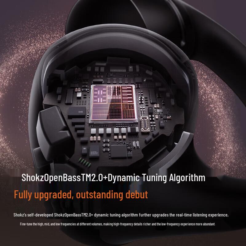 Shokz OpenDots ONE Ear-Clip Open-Ear Bluetooth Headphones