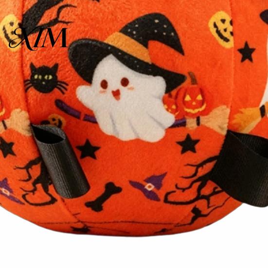 Dogs Interactive Tug Toys Squeaky Dog Chew Ball Toy for Halloween, Bite Resistant Plush Toy, Pet Teething Small Medium Large Breeds Halloween Ghost