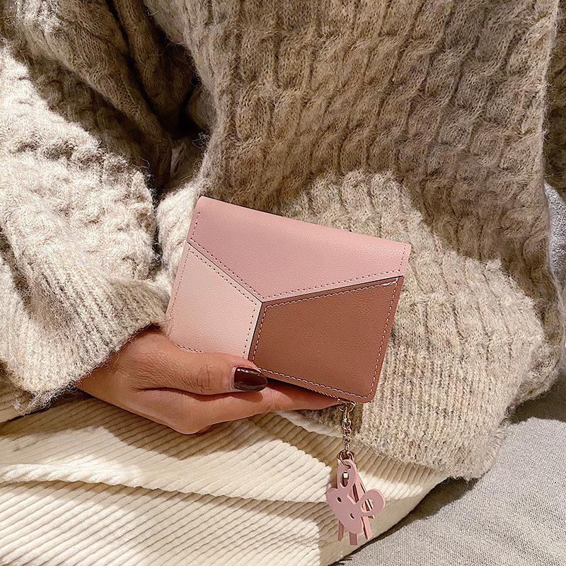 Yogodlns Fashion Wallets Zipper Coin Purse Lady Short Purses Handbags Women Clutch Cards Holder PU Leather Money Bag Billfold Wallet