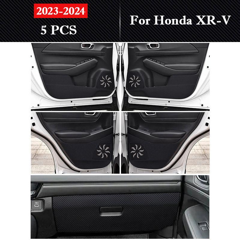 For Honda XR-V XRV 2015 - 2026 Car Door Anti Kick Pad Protection Sticker Glove Box Scratch Resistant Film Interior Accessories