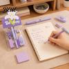 Practical Stationery Kits Flower Set Macaron Color Correction Tape And Smooth Shaped Writing Gel Pens Portable Homework Essentials for Students