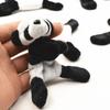 Plush Panda Stickers, Adorable Black & White Fabric Panda Decorations, No Power Required, for Vines Walls and Gifts, Home or Party Decoration