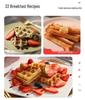 Yidepu Frühstücksbrot- und Waffelmaker, Abnehmbarer Mini-Schnellkochtopf für leichte Mahlzeiten