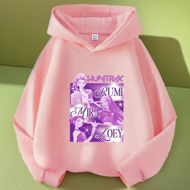 Hoodies Sweatshirts Girls Children's Cartoon Print Pattern Fashion T-shirt Casual Comfortable Short-sleeved Top Clothing