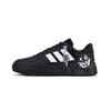 LITE BALLER Evil Smiley Face Abrasion Resistant Slip Resistant Low Top Skateboard Shoes Unisex Black White JS4361(Team2033-)