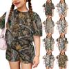 Set für Neugeborene, Mädchen und Jungen: Lockeres Set aus bedrucktem T-Shirt und bedruckter Hose