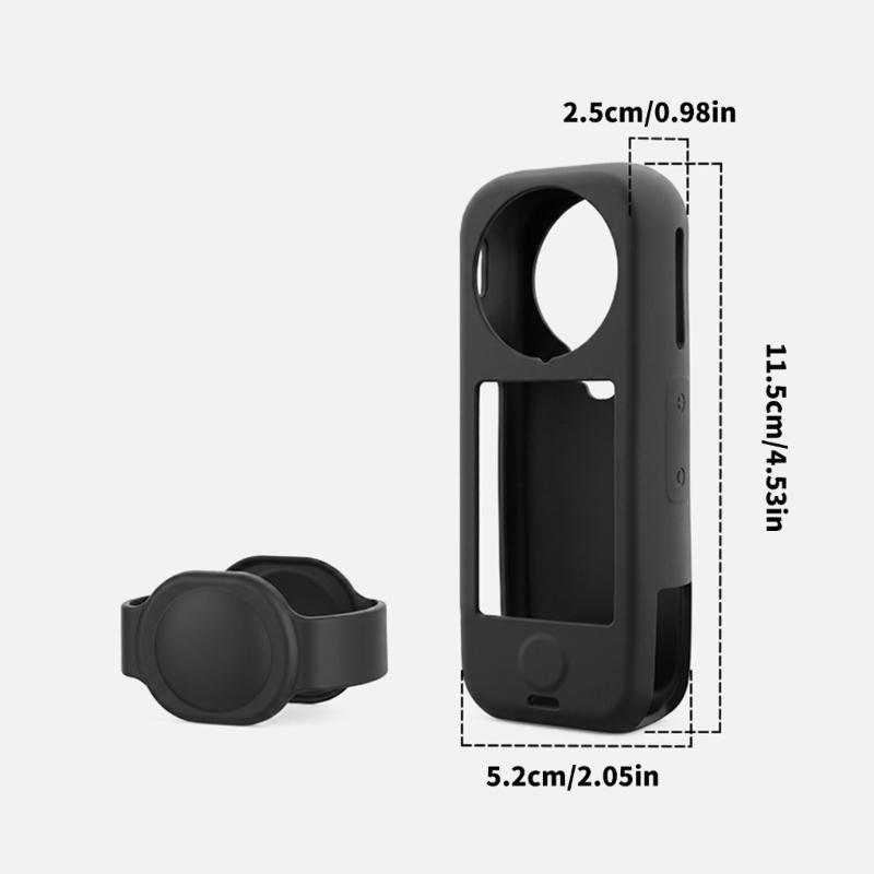 Premium Elastic Silicone Protective Cover For X4 Air Camera Case Shockproof And Scratch Resistant Lens Cover AntiSlip