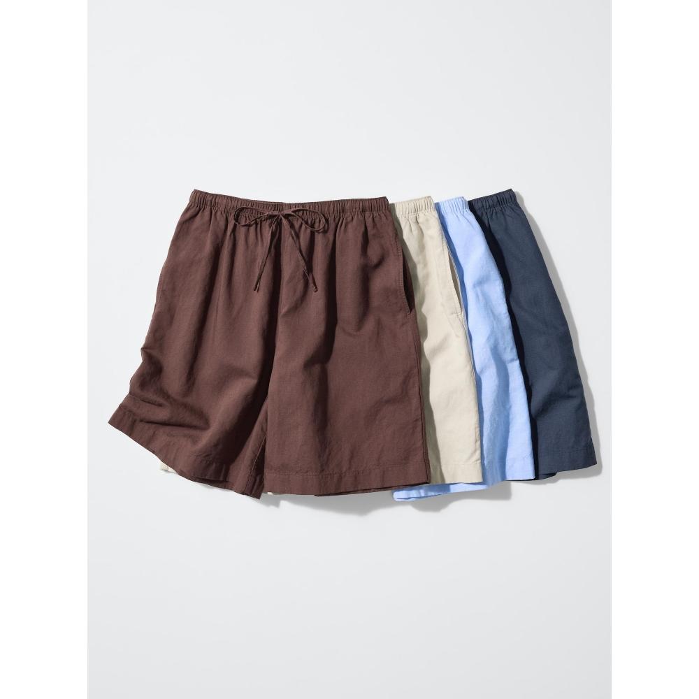 Uniqlo Japan Linen Blend Easy Shorts