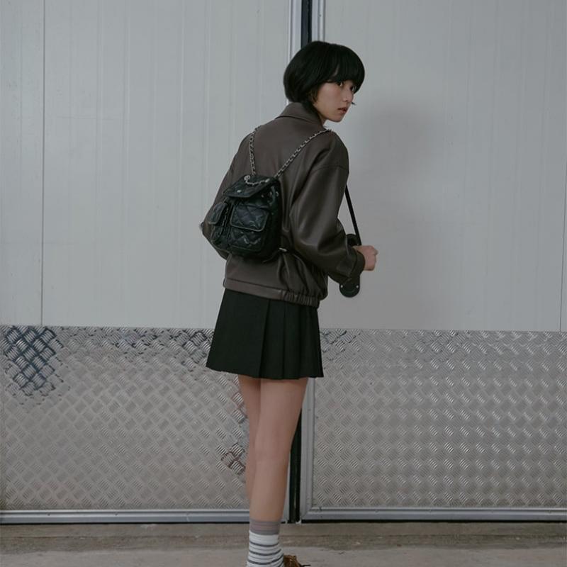 Heart Lap Chain Quilted Backpack As7ab260