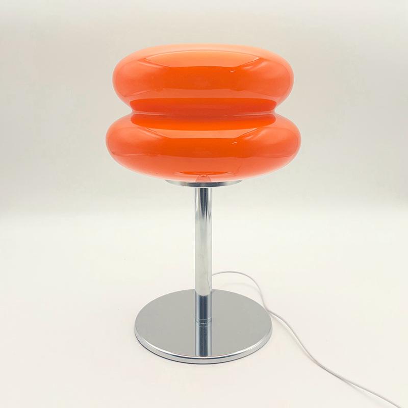 

Heart Glass Table Lamp: Simple Living Room Decor & Ins Lollipop Projector USB Warm Light Switch оранжевый