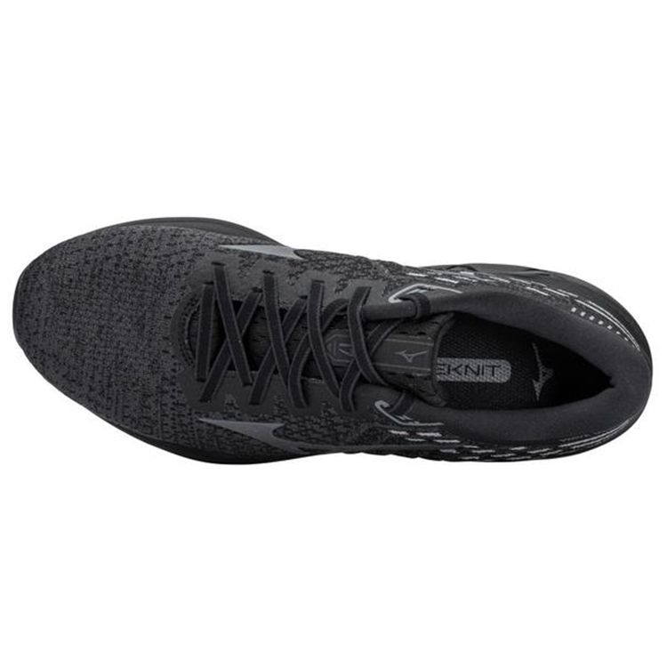 Mizuno Wave Inspire 17 Waveknit Lightweight Low-Top Running Shoes Men Sneakers Black J1GC211389