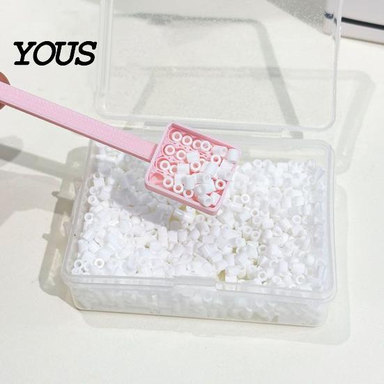 Long Handle Bead Spoon 1/2Pcs 3D Printed Fuses Spoon, Iron Scoop, Plastic Art Tool Scooper for Crafts, Gift Lovers