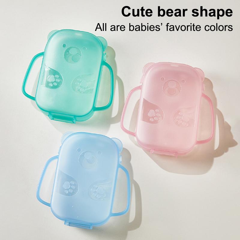 Convenient Food Pouch Holder Mess-Free Snack Pouch Holder Toddler Food Squeezer Pp Pouch Bag No More Spills Or Squeezes