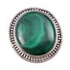 Natural Malachite Gemstone 925 Solid Sterling Silver Jewelry Ring Size 6 B6o96