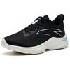 New Anta DuCi1 Cushioned Anti Slip Wear Resistant Breathable Lightweight Low Top Running Shoes Women's Black Blue 122235521-1