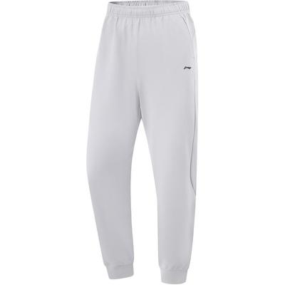 Calças Casuais Masculinas Li Ning Leves Respiráveis com Punho Cinza Nebuloso AKYU415-6