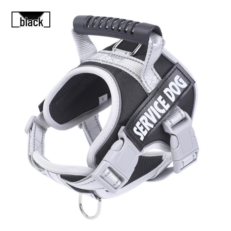 K9 Saddle Style Dog Harness & Leash - Explosion-Proof, Medium/Large Breeds, Border Collie, Golden Retriever