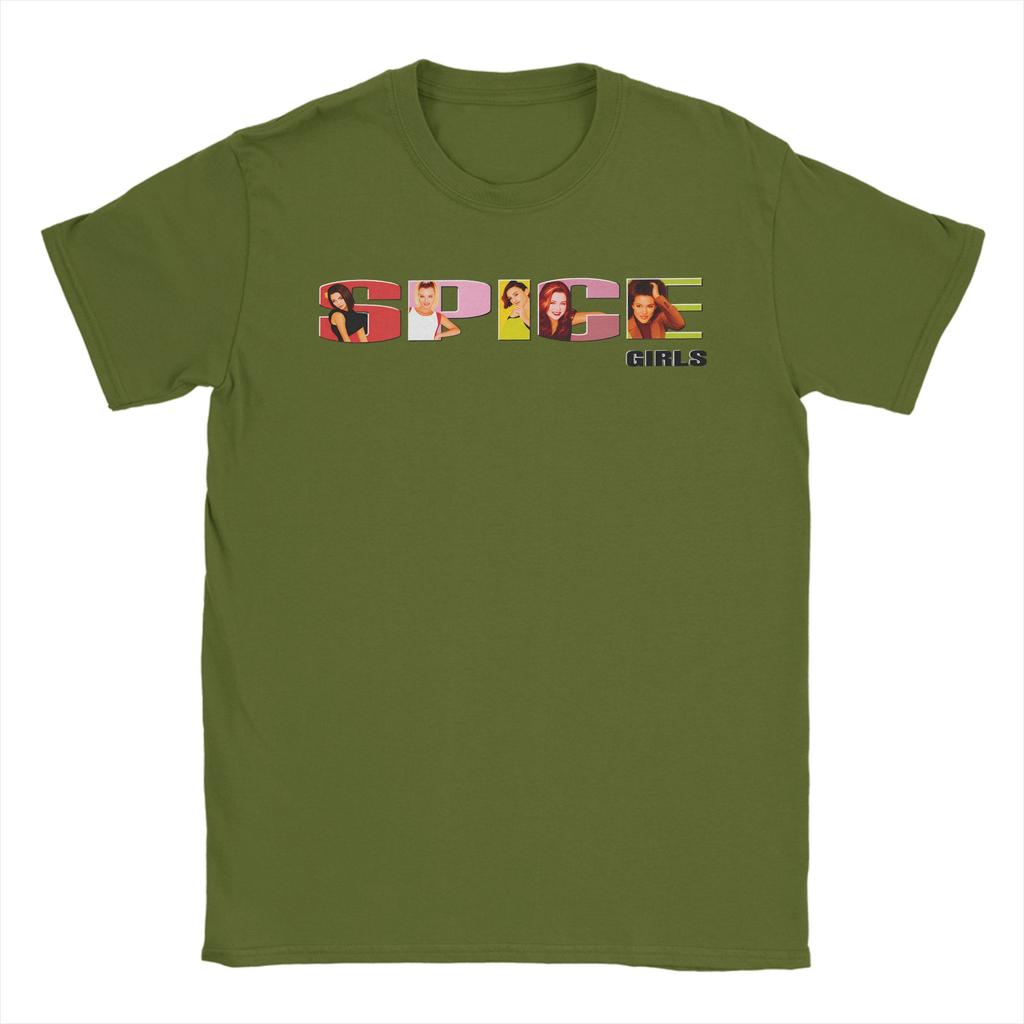 Mens SPICE GIRLS WORLD TOUR T Shirts 100 Cotton Clothes Beach Vintage ShortSleeve T Shirt ONeck Trending Casual Tee Shirt