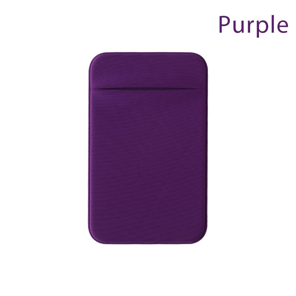 Stretch Fit most Phone Cell Phone WalletSticker Adhesive Case Phone Card Holder Cellphone Pocket