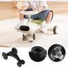 ERINGOGO Kids Wiggle Car Replacement Wheels - Triangle Repair Part for DIY, 24.00X15.50X10.00CM, Black
