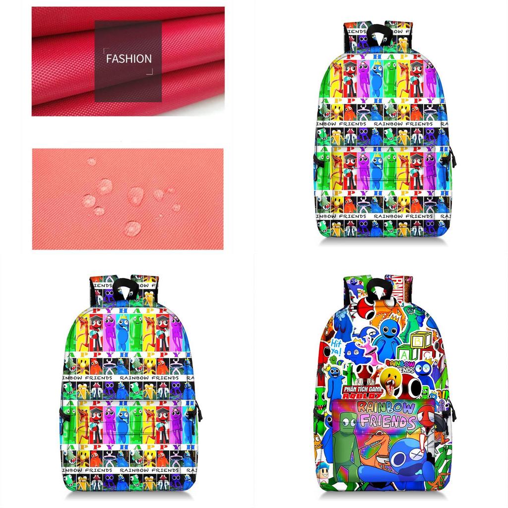 Roblox Rainbow Friends Backpack Lightweight Durable Adjustable Straps