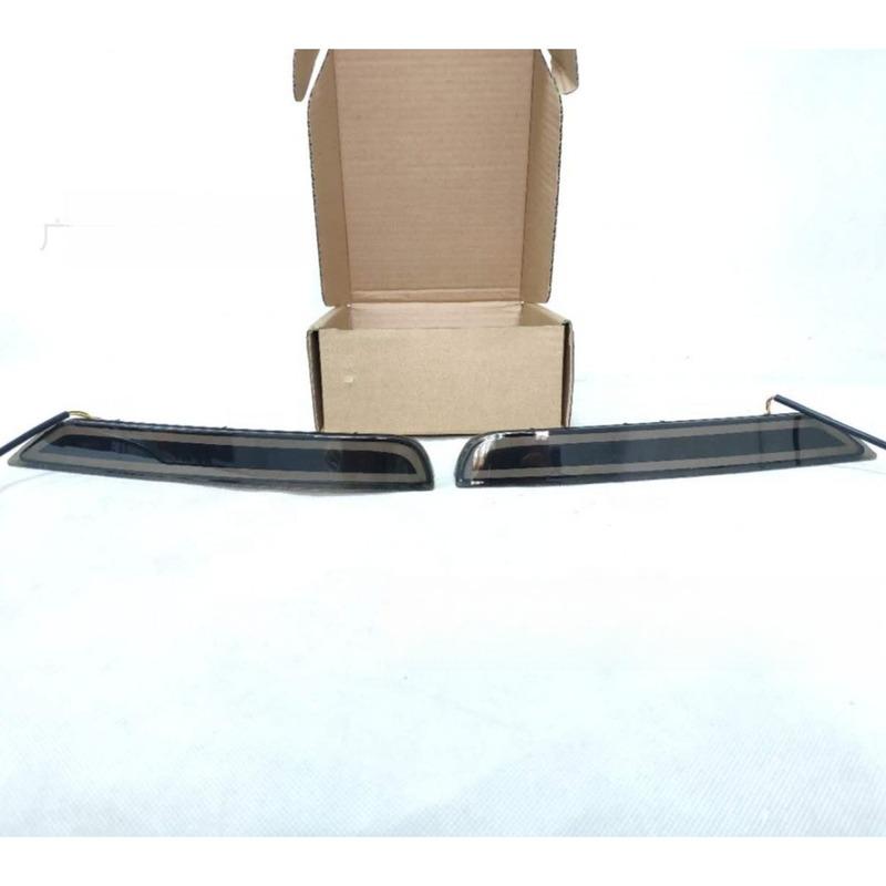 Rear Bumper Light Compatible with Subaru Forester 2008-2017 Car Accessories Auto Parts LED Brake Rear Fog Tail Light Black