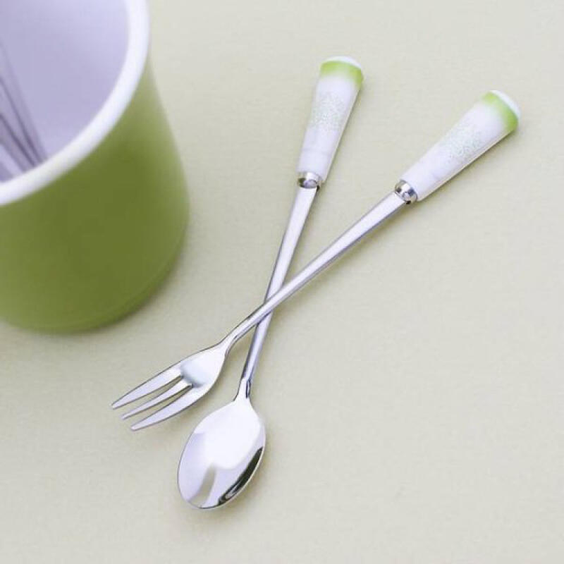 Зеленый клен Линия So Чайная ложка Вилка teaspoon