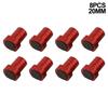 8pcs 19/20MM Woodworking Table Limit Tenon Aluminium Alloy Hooks Dog Clamp Woodworking Table Clamping Workbench Stopper
